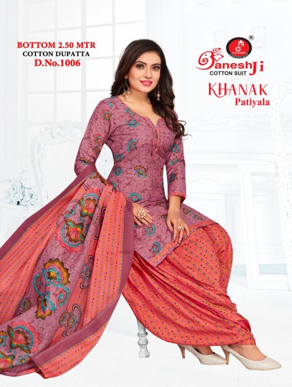 Ganeshji Khanak Vol-1 Indo Cotton Designer Dress Material